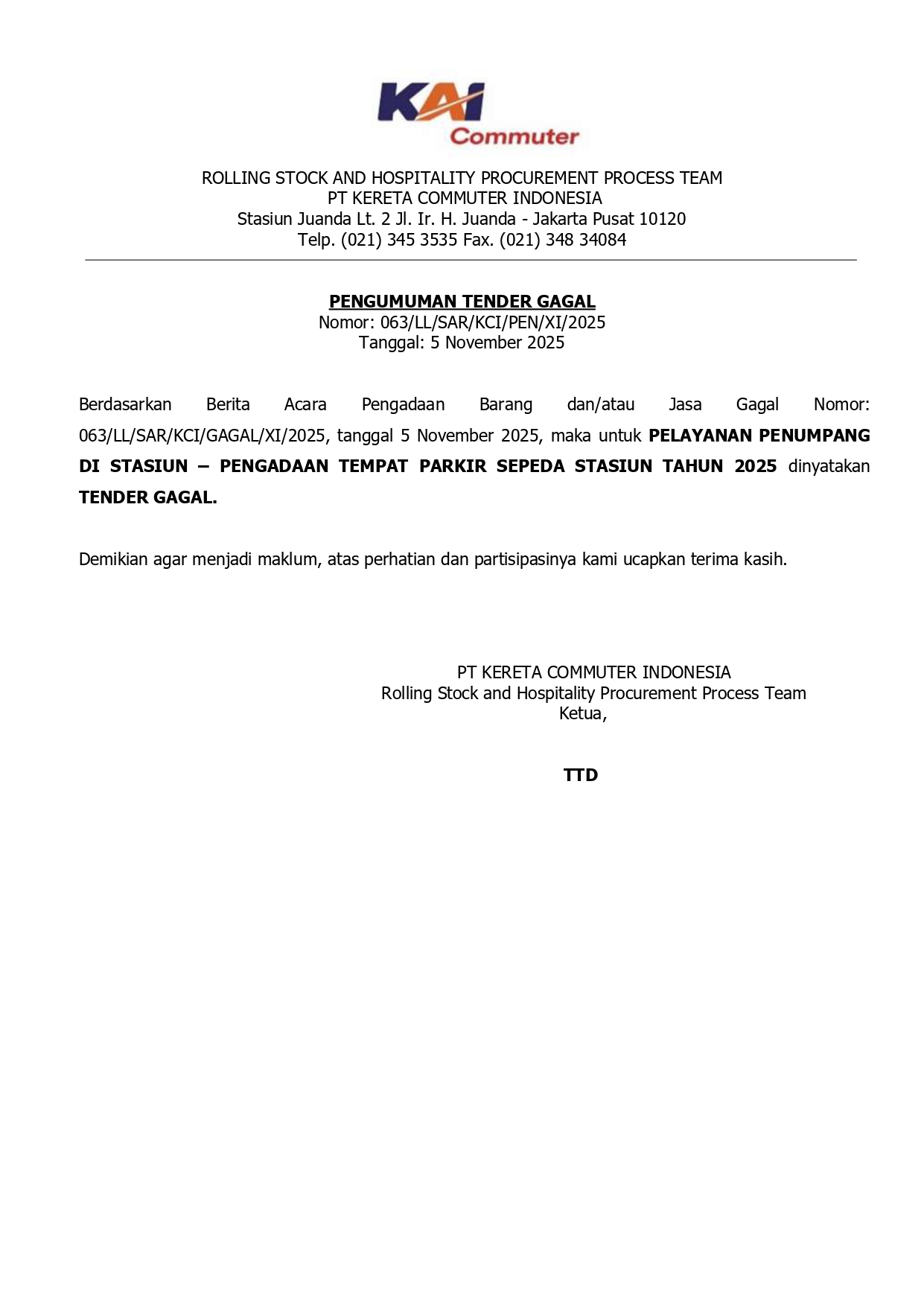 063 pen tender gagal page 0001